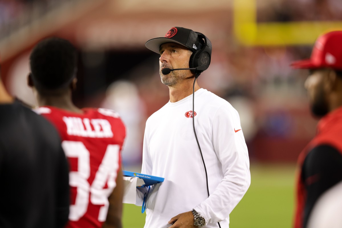 San Francisco 49ers coach Kyle Shanahan